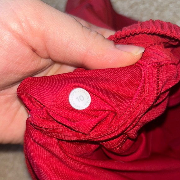 Lululemon Women's Red Athletic Shorts - Picture 3 of 5